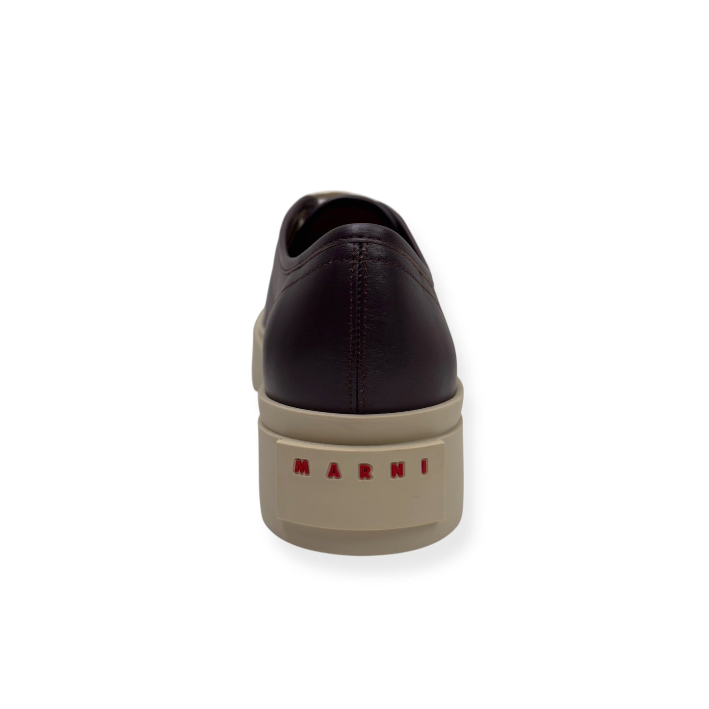 MARNI PABLO CALF LEATHER SNEAKER BROWN 45 / UK11 | UK 11, Brown
