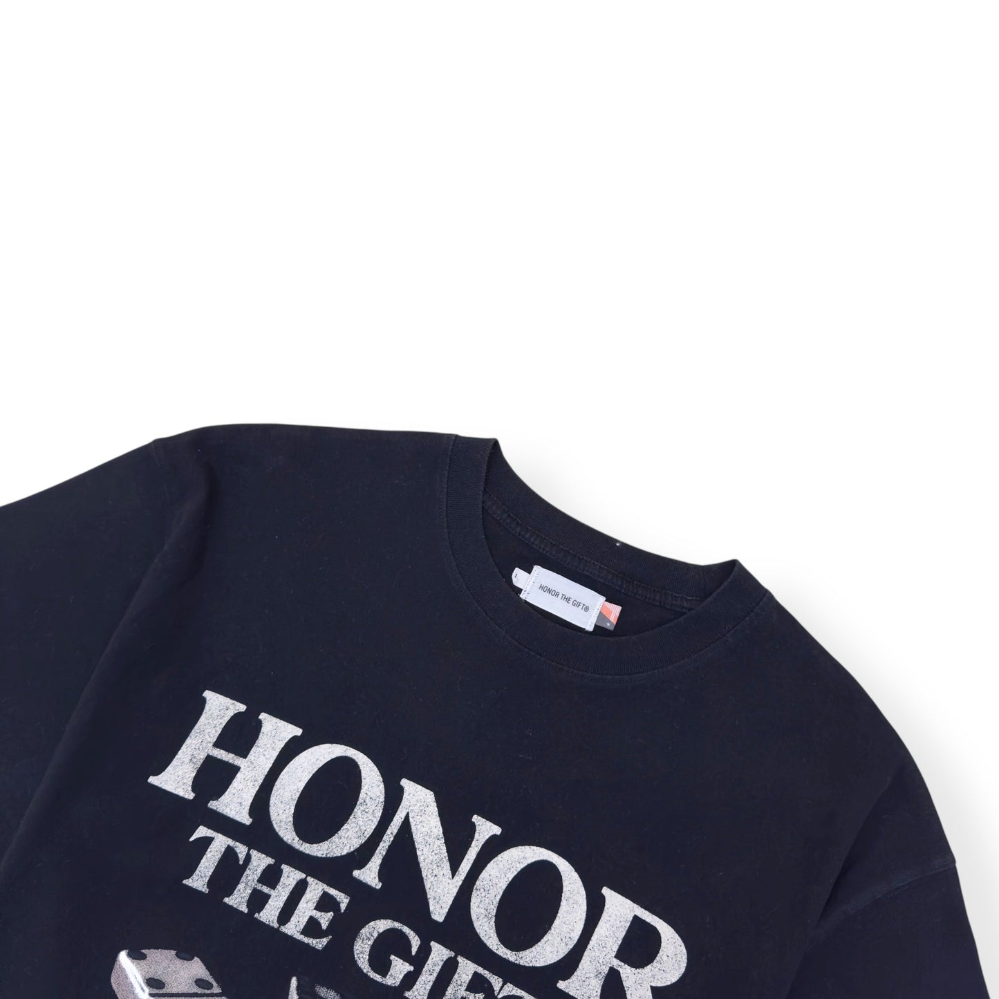 HONOR THE GIFT DOMINOS T-SHIRT BLACK L | Large, Black
