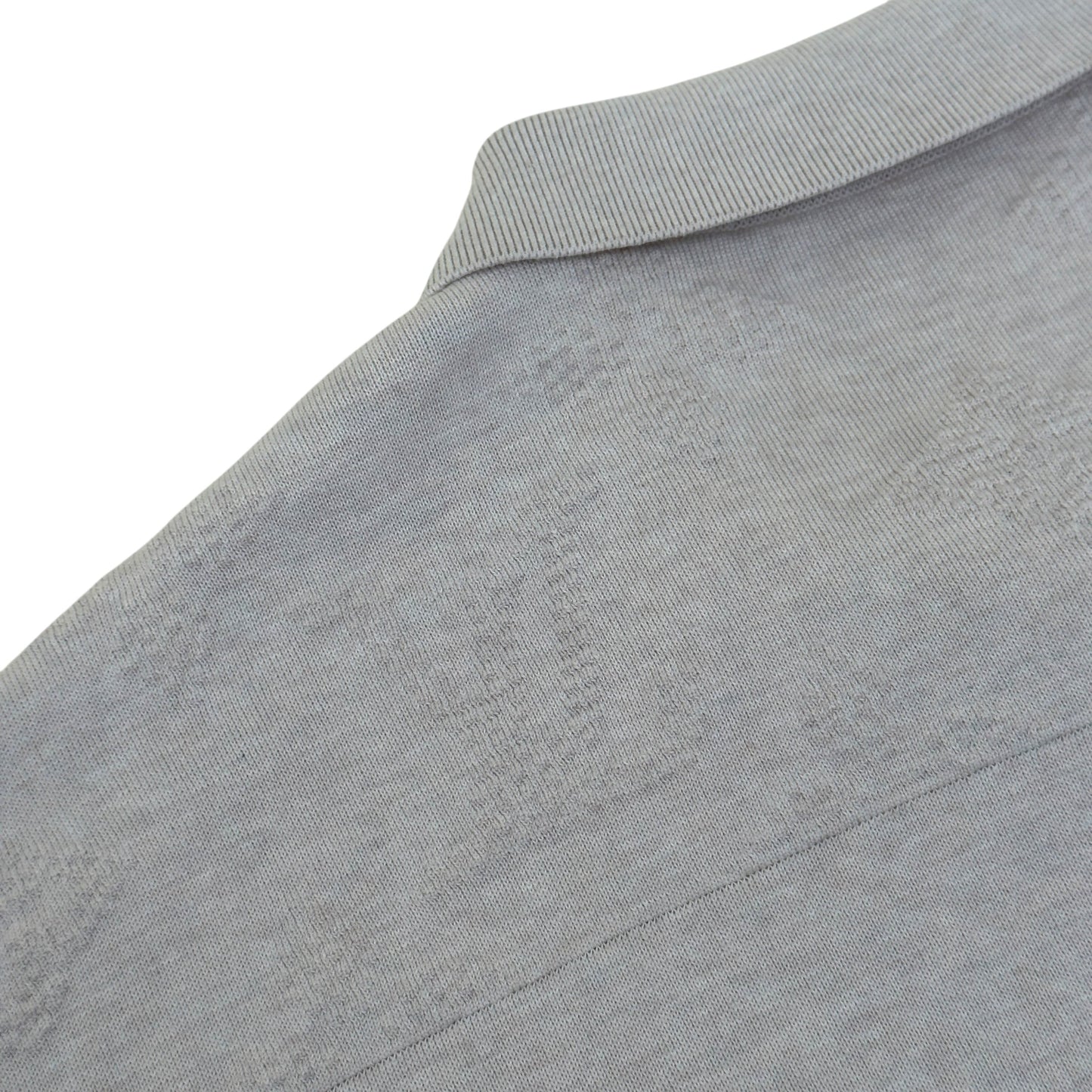 LOUIS VUITTON EMBOSSED LOGO SHORT-SLEEVE KNIT SHIRT CREAM XXL | XXL, Cream