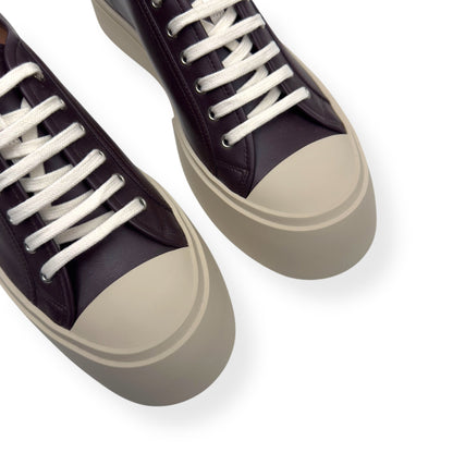MARNI PABLO CALF LEATHER SNEAKER BROWN 45 / UK11 | UK 11, Brown