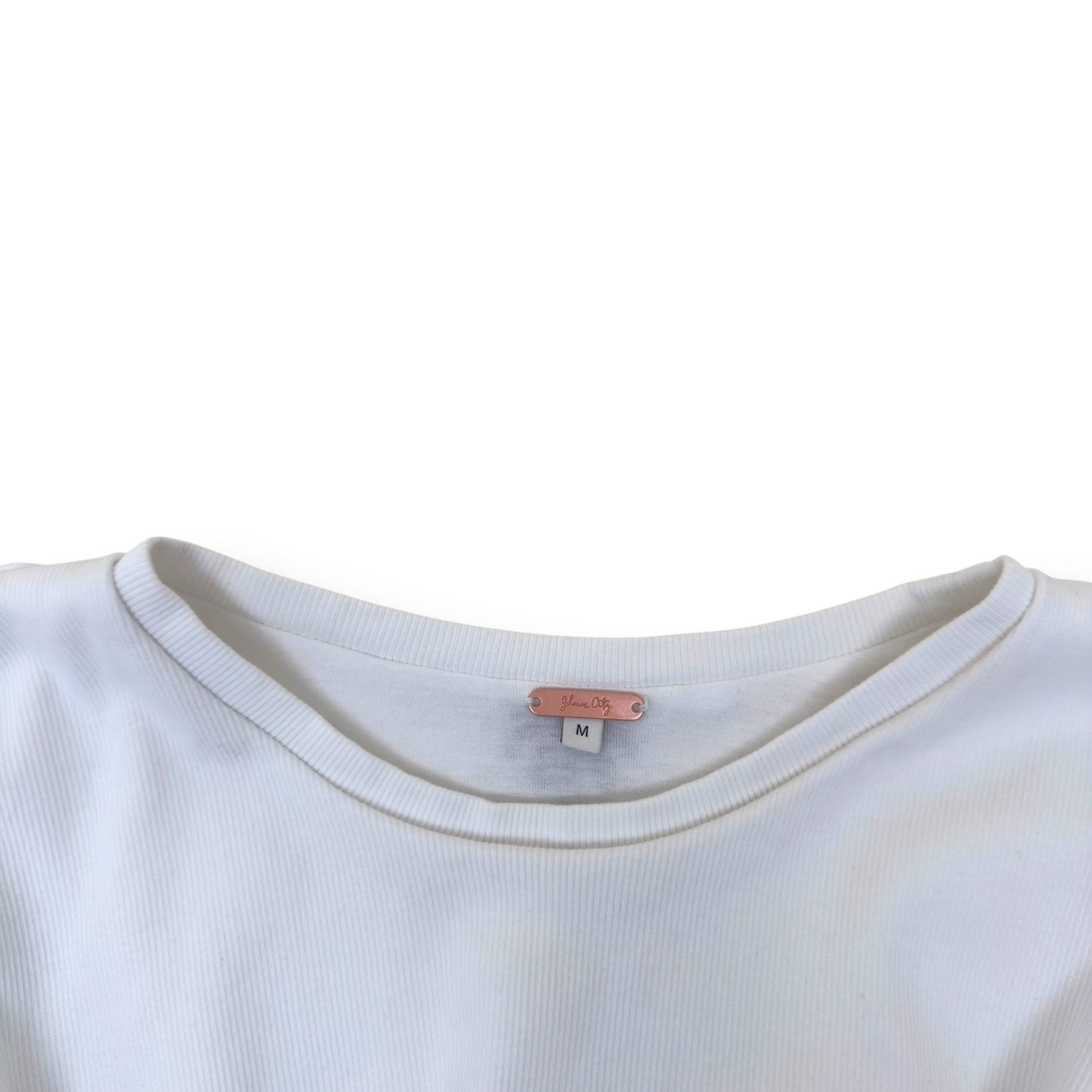 JOHANNA ORTIZ MACHAKOS CROPPED TOP ECRU M | Medium, Ecru