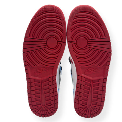 NIKE AIR JORDAN 1 RETRO HIGH SNEAKER FEARLESS UNC CHICAGO UK11 | UK 11, Red, Blue, White, Black