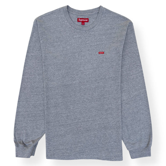 SUPREME SMALL BOX LOGO COTTON T-SHIRT GREY / RED L | Large, Grey