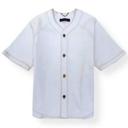 LOUIS VUITTON MONOGRAM BASEBALL SHIRT XL | XL, White