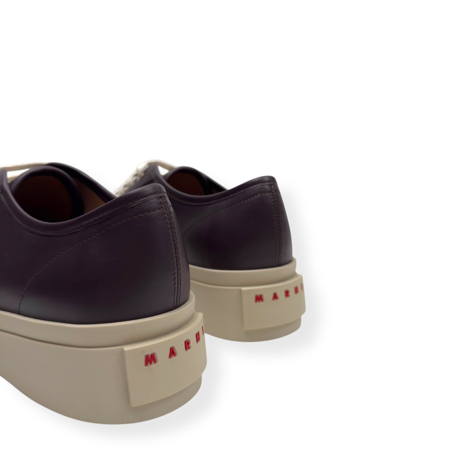 MARNI PABLO CALF LEATHER SNEAKER BROWN 45 / UK11 | UK 11, Brown