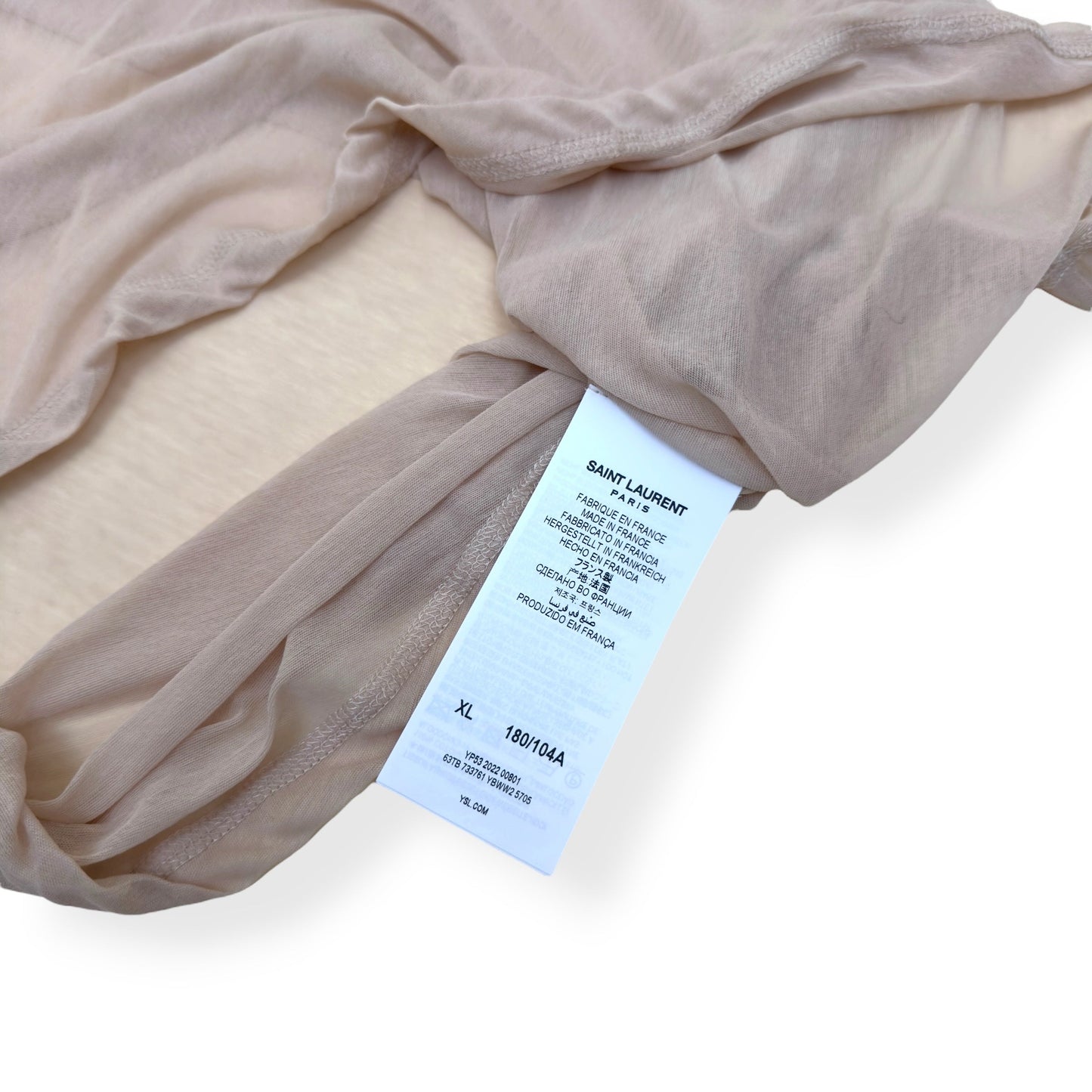 SAINT LAURENT COTTON VEST BEIGE XL | XL, Beige