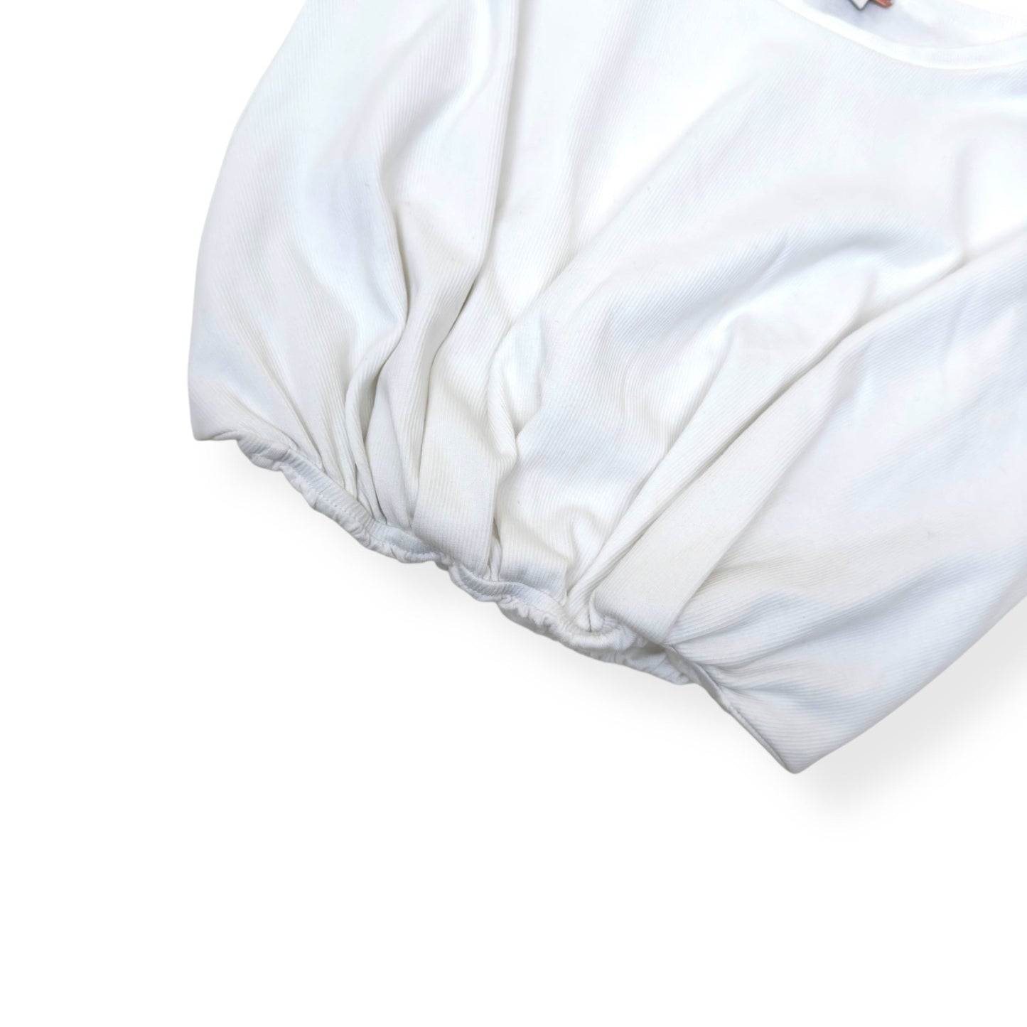 JOHANNA ORTIZ MACHAKOS CROPPED TOP ECRU M | Medium, Ecru