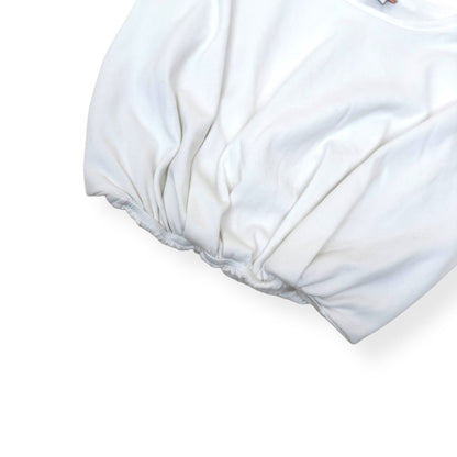 JOHANNA ORTIZ MACHAKOS CROPPED TOP ECRU M | Medium, Ecru