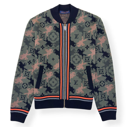 LOUIS VUITTON WOOL BOMBER BLOUSON LUXURY GREEN XXL | XXL, Green