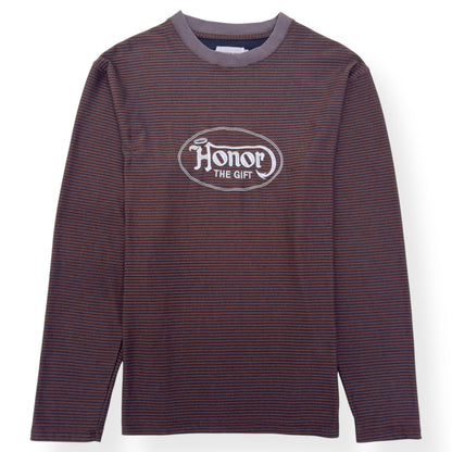 HONOR THE GIFT LO-FI LONG SLEEVE T-SHIRT BROWN M | Medium, Brown