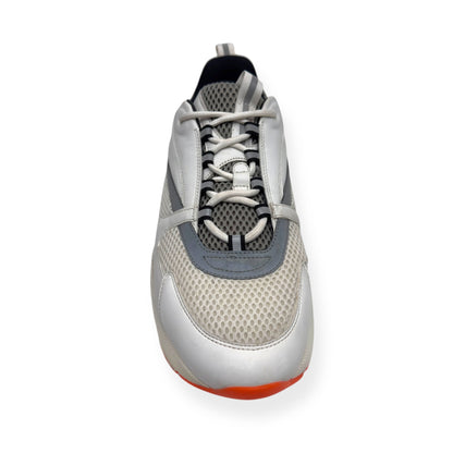 DIOR B22 SNEAKER WHITE / ORANGE 44 / UK10 | UK 10, Orange