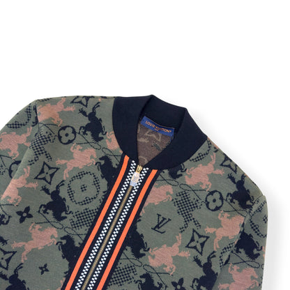 LOUIS VUITTON WOOL BOMBER BLOUSON LUXURY GREEN XXL | XXL, Green