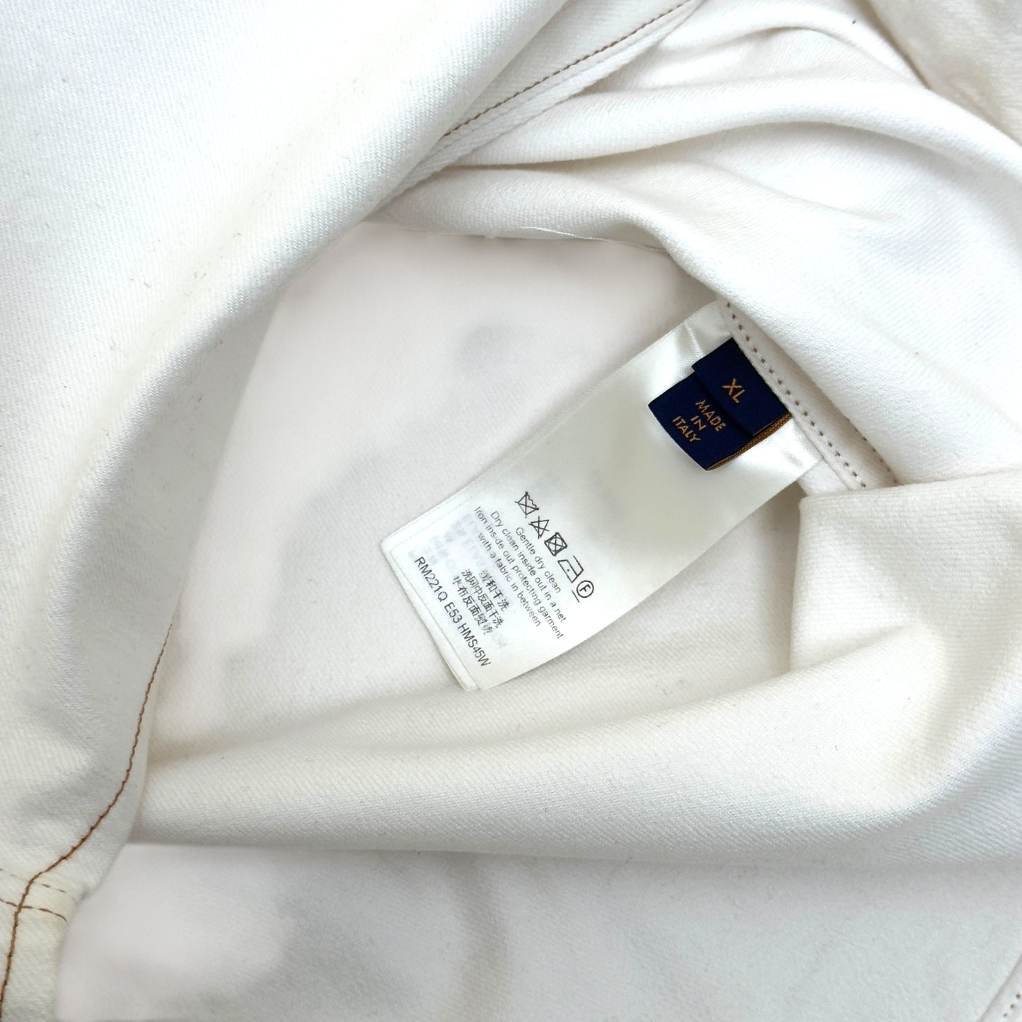 LOUIS VUITTON MONOGRAM BASEBALL SHIRT XL | XL, White