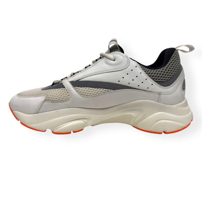 DIOR B22 SNEAKER WHITE / ORANGE 44 / UK10 | UK 10, Orange