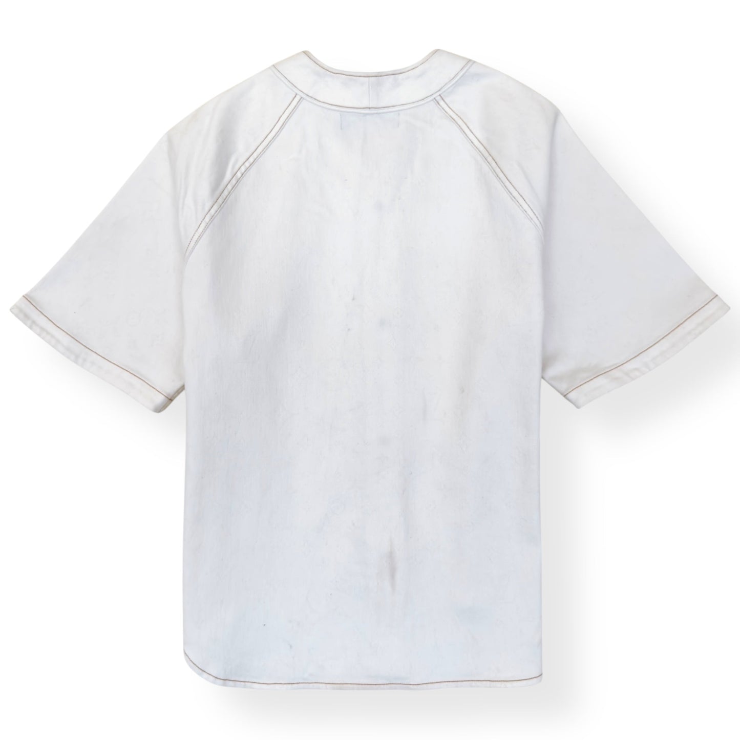LOUIS VUITTON MONOGRAM BASEBALL SHIRT XL | XL, White
