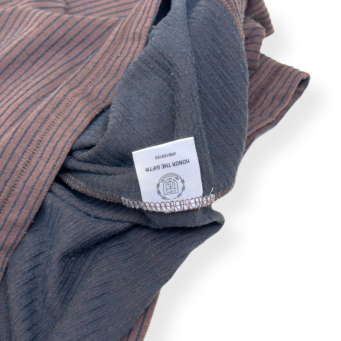 HONOR THE GIFT LO-FI LONG SLEEVE T-SHIRT BROWN M | Medium, Brown