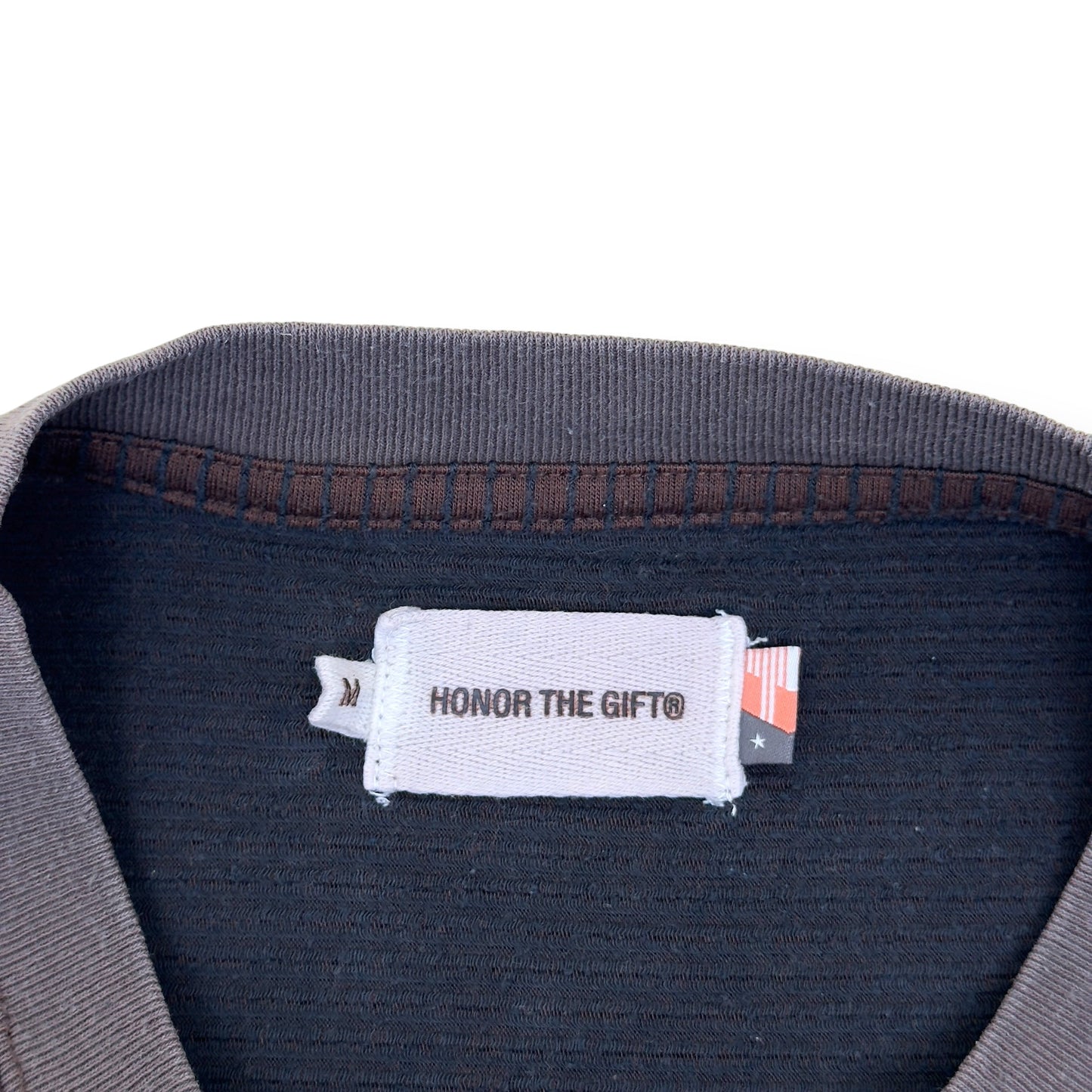HONOR THE GIFT LO-FI LONG SLEEVE T-SHIRT BROWN M | Medium, Brown