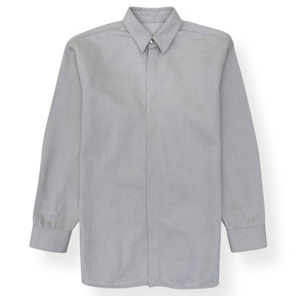 JIL SANDER LOGO-PATCH DENIM SHIRT NATURAL L | Large, Natural