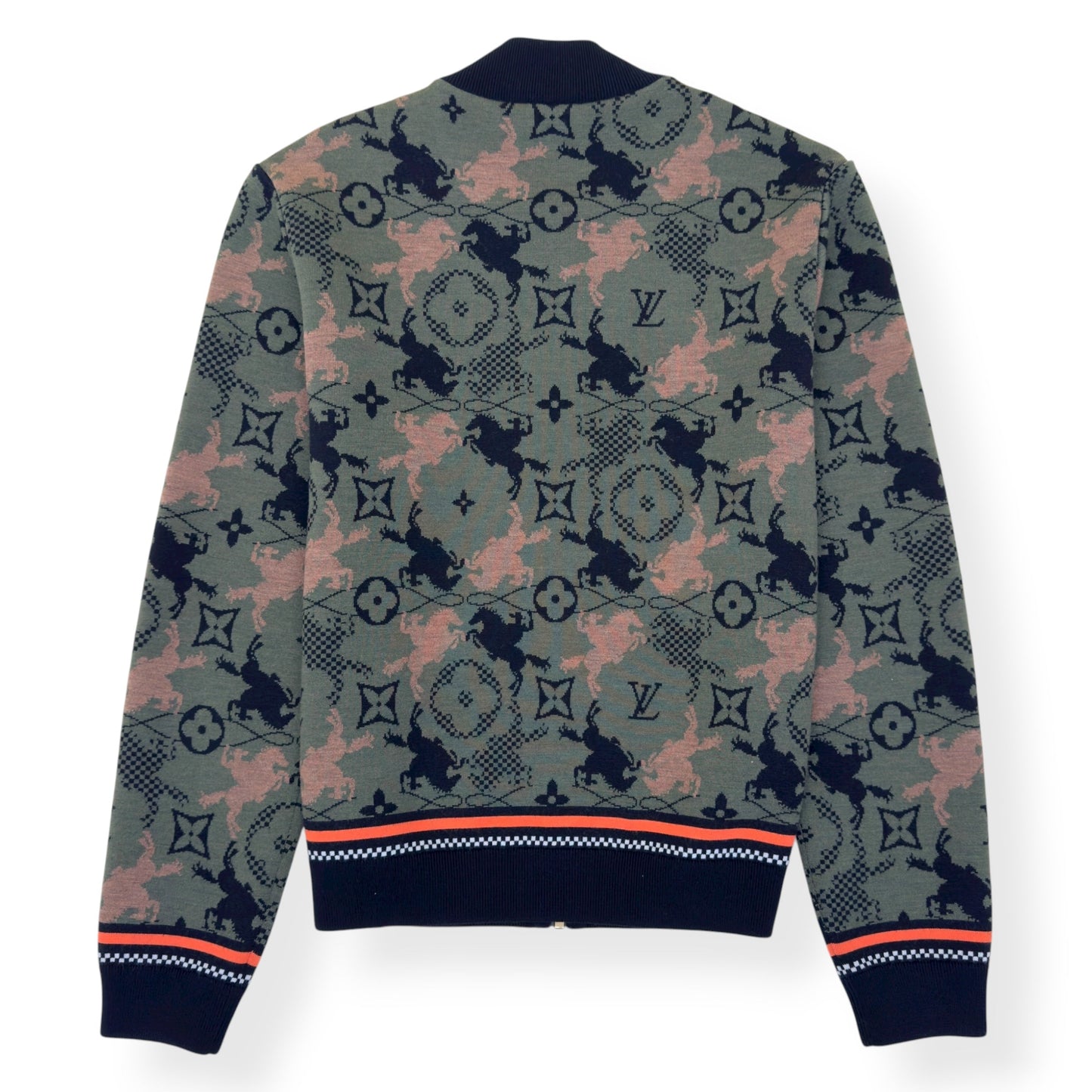 LOUIS VUITTON WOOL BOMBER BLOUSON LUXURY GREEN XXL | XXL, Green