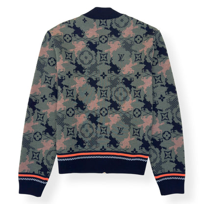 LOUIS VUITTON WOOL BOMBER BLOUSON LUXURY GREEN XXL | XXL, Green
