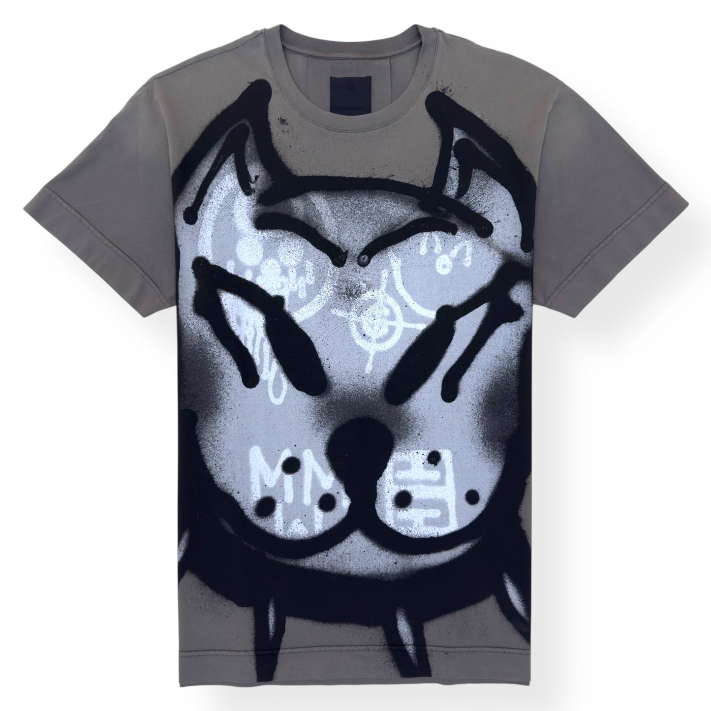 GIVENCHY X CHITTO GRAFFITI COTTON T-SHIRT BEIGE / WHITE / BLACK S | Small, Multicoloured