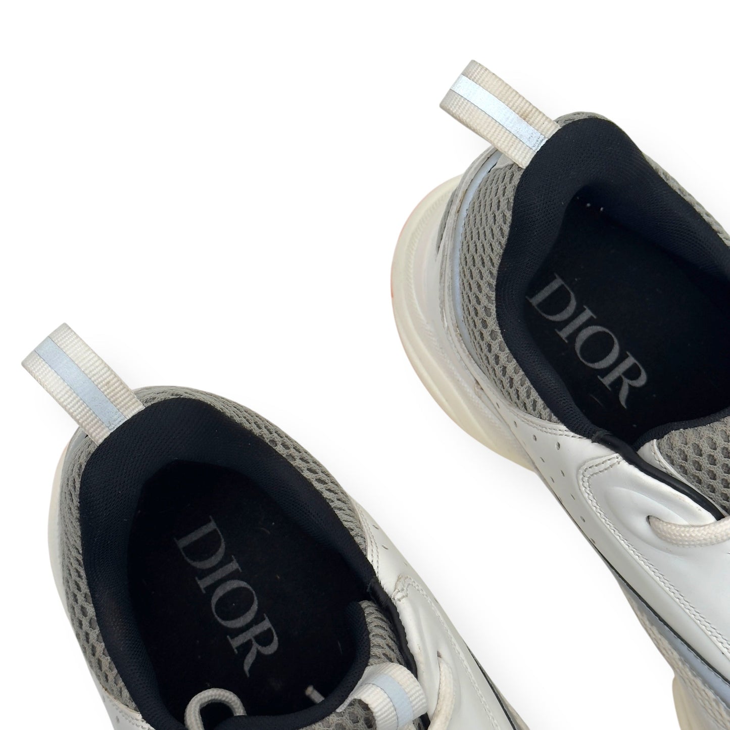DIOR B22 SNEAKER WHITE / ORANGE 44 / UK10 | UK 10, Orange