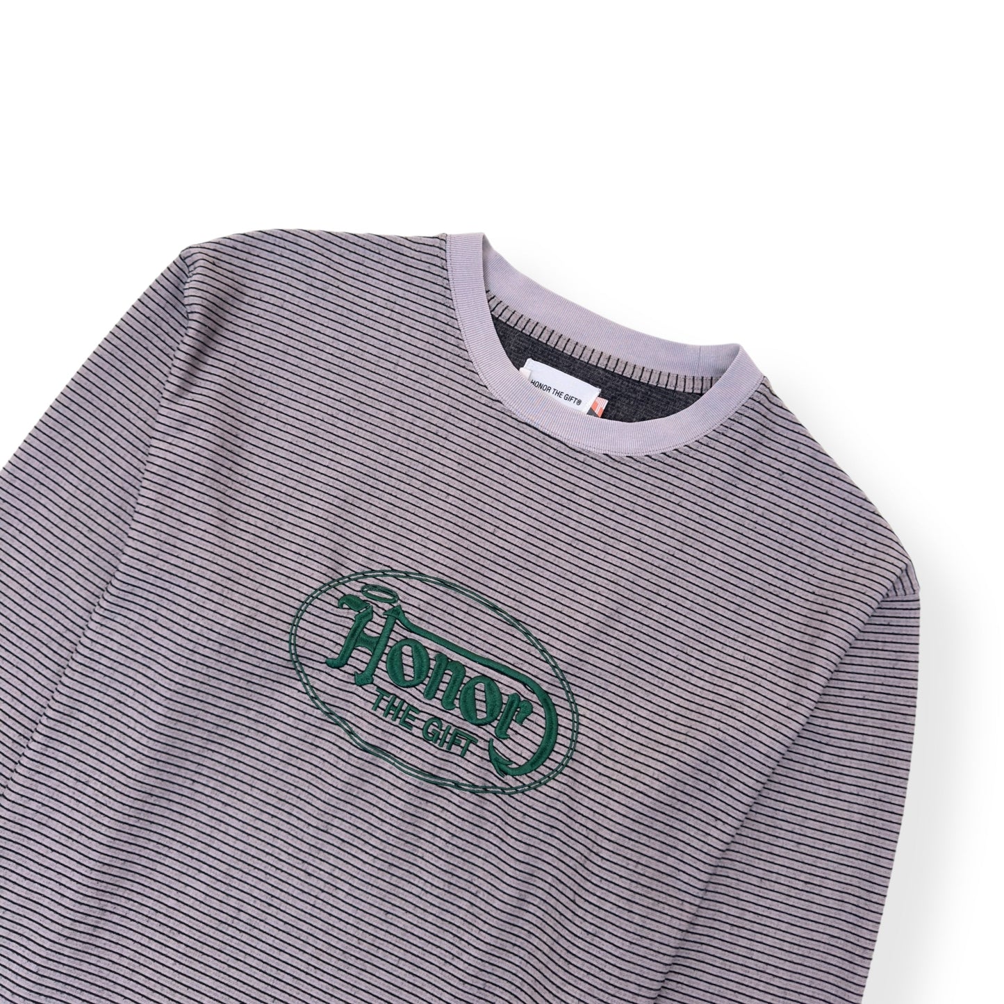 HONOR THE GIFT LO-FI LONG SLEEVE T-SHIRT GREY M | Medium, Grey