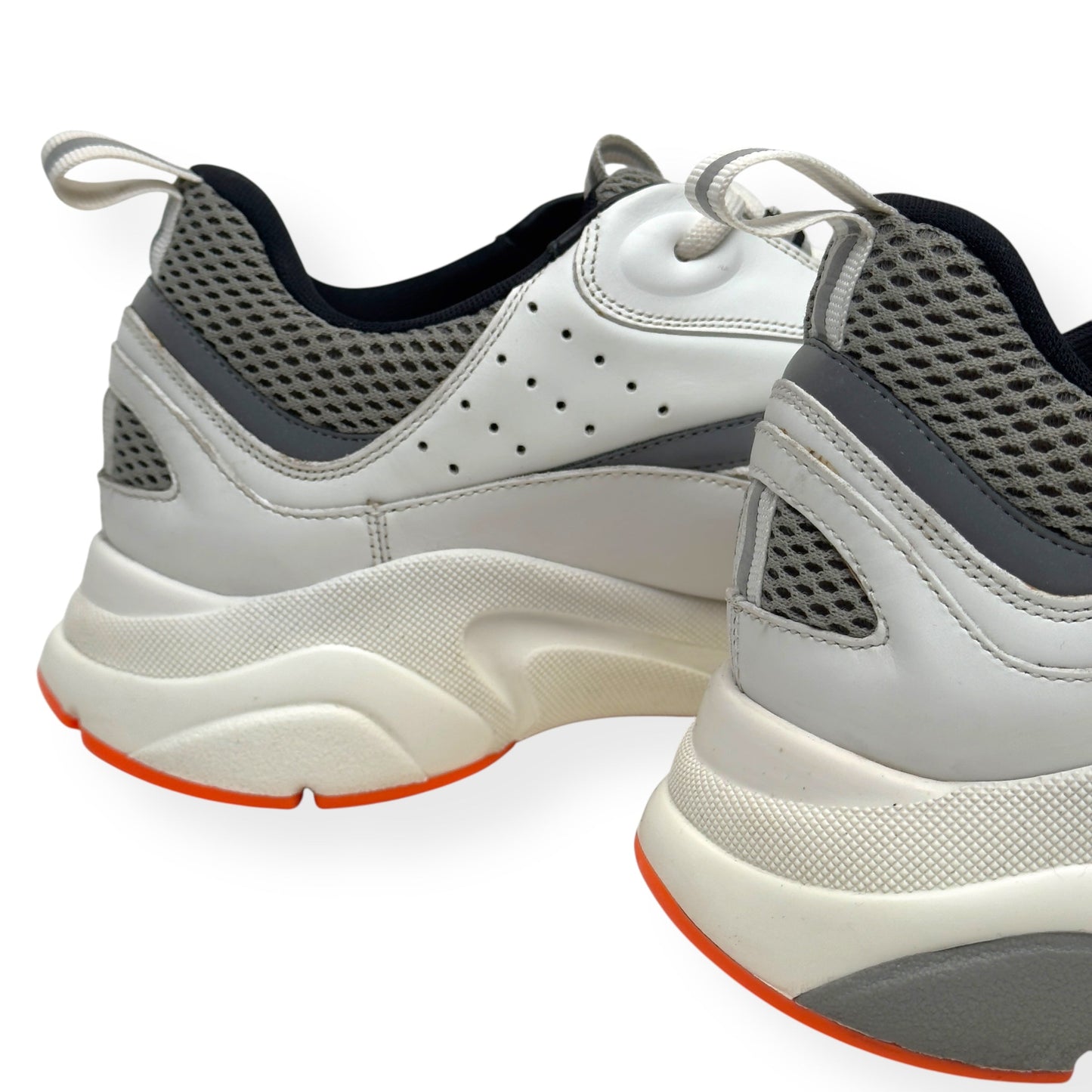 DIOR B22 SNEAKER WHITE / ORANGE 44 / UK10 | UK 10, Orange