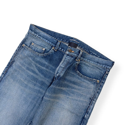 SAINT LAURENT SLIM-FIT DENIM JEANS BLUE W34” | Large, Blue