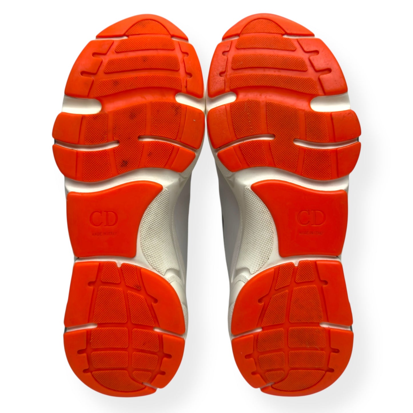 DIOR B22 SNEAKER WHITE / ORANGE 44 / UK10 | UK 10, Orange