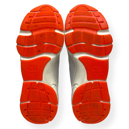 DIOR B22 SNEAKER WHITE / ORANGE 44 / UK10 | UK 10, Orange