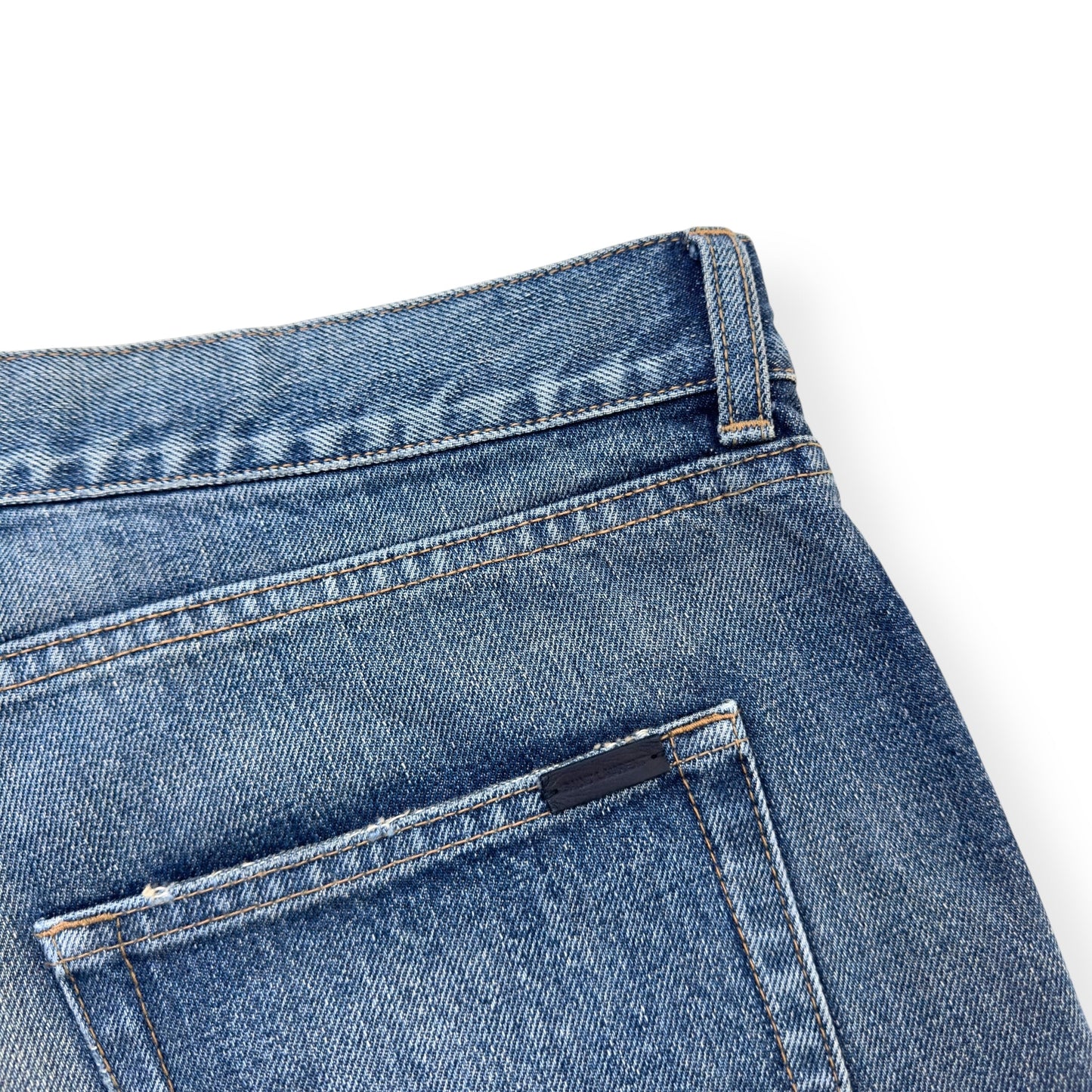 SAINT LAURENT SLIM-FIT DENIM JEANS BLUE W34” | Large, Blue