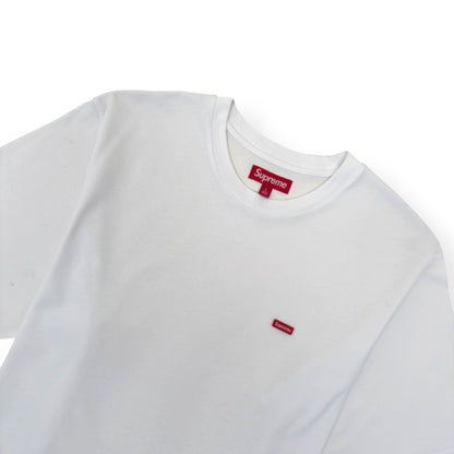 SUPREME SMALL BOX LOGO COTTON T-SHIRT WHITE / RED L | Large, Red