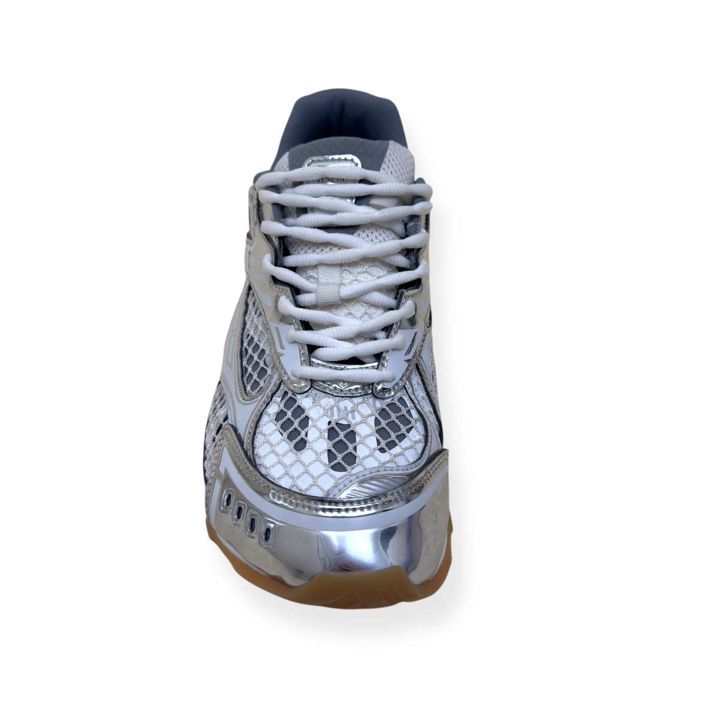 BOTTEGA VENETA TECHNICAL MESH ORBIT SNEAKER SILVER / WHITE 42 / UK8 | UK 8, Silver