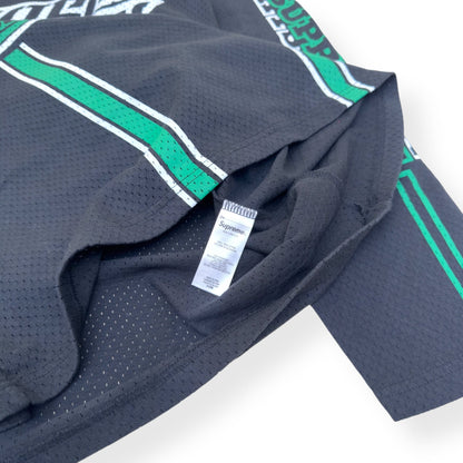 SUPREME X HYSTERIC GLAMOUR LONG-SLEEVE MESH JERSEY BLACK / GREEN XL | XL, Black