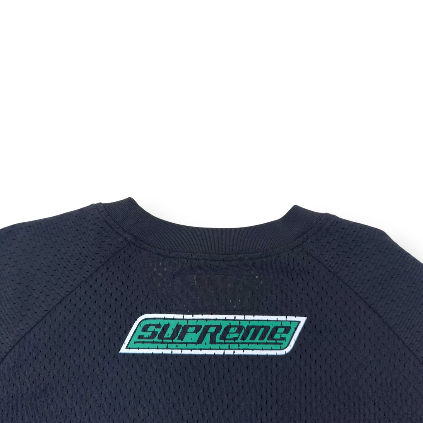 SUPREME X HYSTERIC GLAMOUR LONG-SLEEVE MESH JERSEY BLACK / GREEN XL | XL, Black