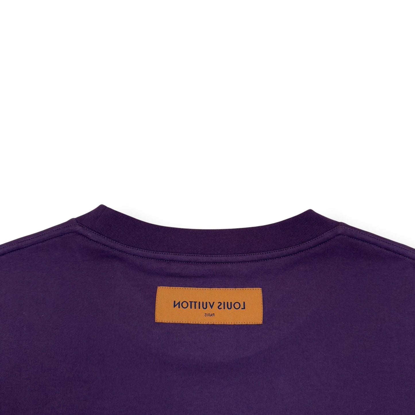 LOUIS VUITTON EMBOSSED LV T-SHIRT BURGUNDY XXL | XXL, Burgundy