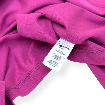 SUPREME LONG-SLEEVE SMALL BOX LOGO COTTON T-SHIRT BRIGHT PURPLE L | Large, Purple