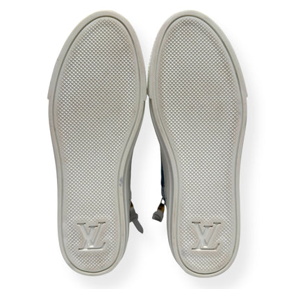 LOUIS VUITTON LV STELLAR HIGH TOP DENIM MONOGRAM SNEAKER BLUE / WHITE 37.5 / UK4.5 | UK 4.5, Blue