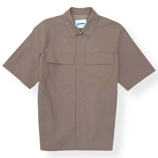 JIL SANDER SS25 FLAP POCKET SHIRT BEIGE 50 / L | Large, Beige