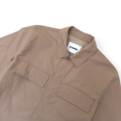 JIL SANDER SS25 FLAP POCKET SHIRT BEIGE 50 / L | Large, Beige