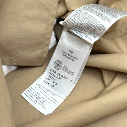 JIL SANDER SS25 FLAP POCKET SHIRT BEIGE 50 / L | Large, Beige