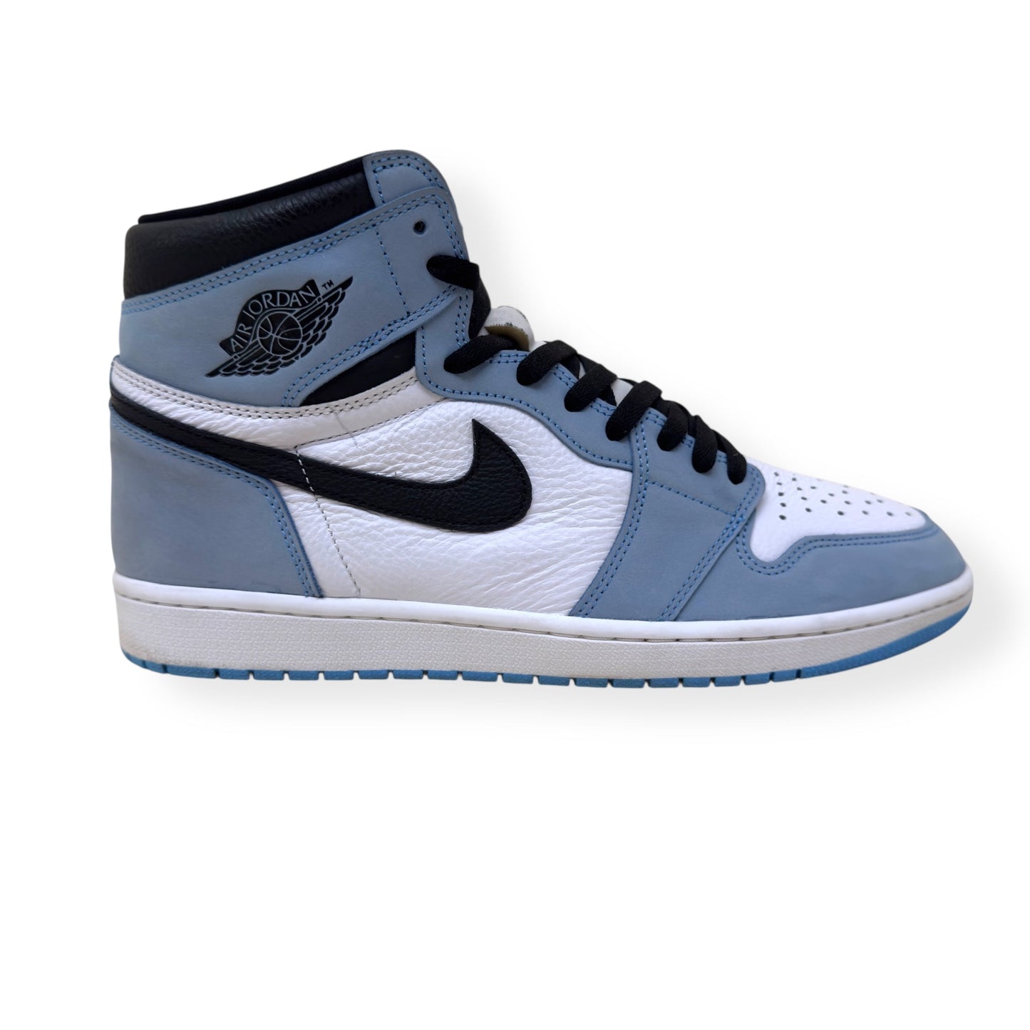 NIKE AIR JORDAN 1 RETRO HIGH SNEAKER UNIVERSITY BLUE UK11 | UK 11, Blue