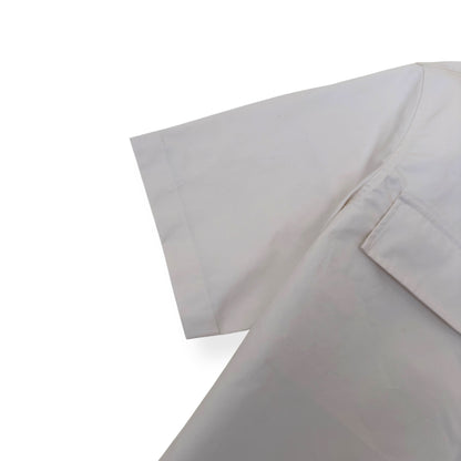 JIL SANDER SS25 FLAP POCKET SHIRT CREAM 50 / L | Large, Cream