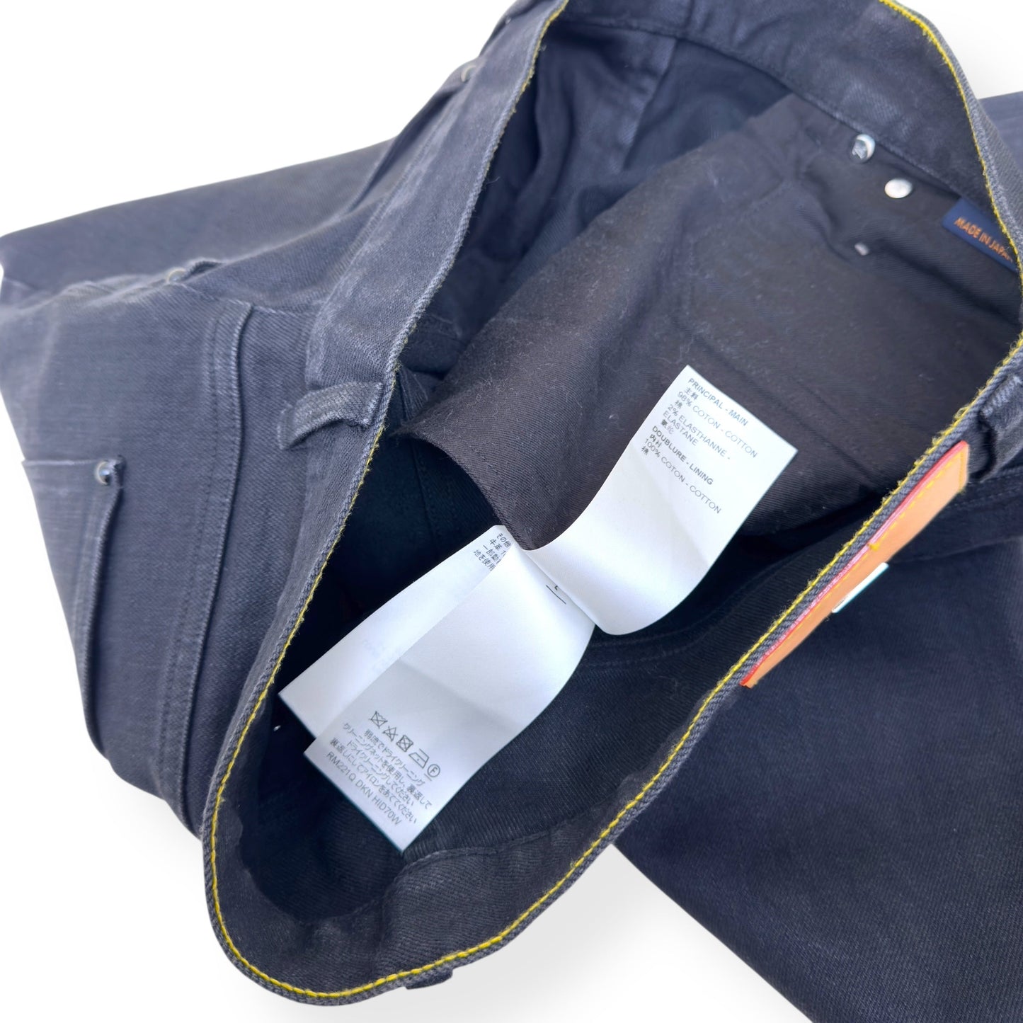 LOUIS VUITTON DENIM JEANS BLACK W34” | Large, Black