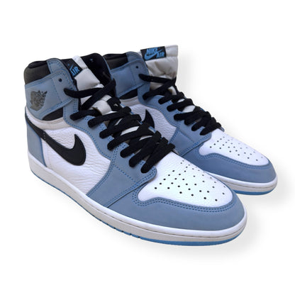 NIKE AIR JORDAN 1 RETRO HIGH SNEAKER UNIVERSITY BLUE UK11 | UK 11, Blue