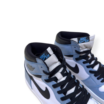 NIKE AIR JORDAN 1 RETRO HIGH SNEAKER UNIVERSITY BLUE UK11 | UK 11, Blue
