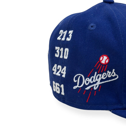 NEW ERA LOS ANGELES DODGERS PATCH 59FIFTY HAT BLUE / WHITE 7 1/4 | O/S, Blue