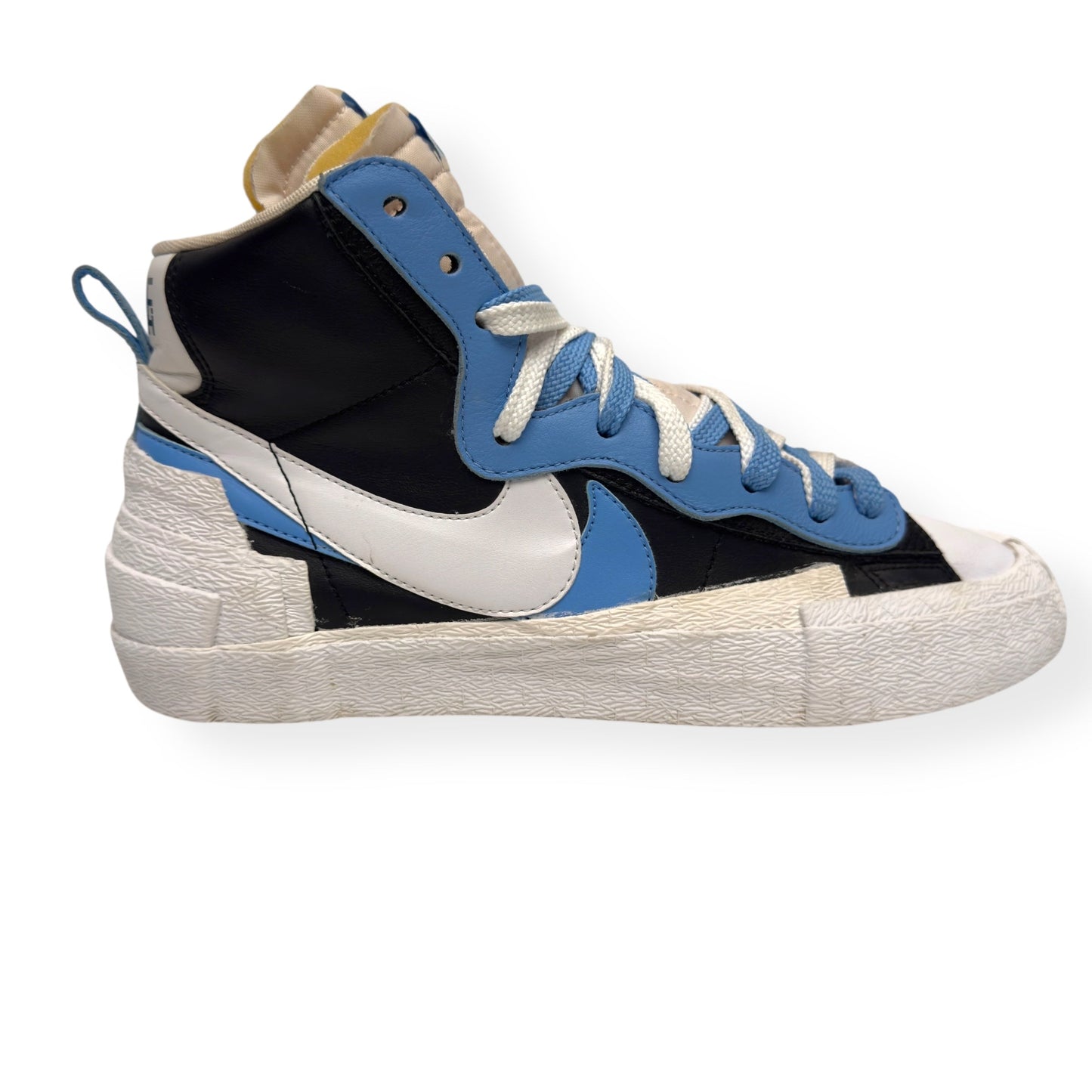 NIKE X SACAI BLAZER MID TOP SNEAKER UNIVERSITY BLUE UK8.5 | UK 8.5, Blue