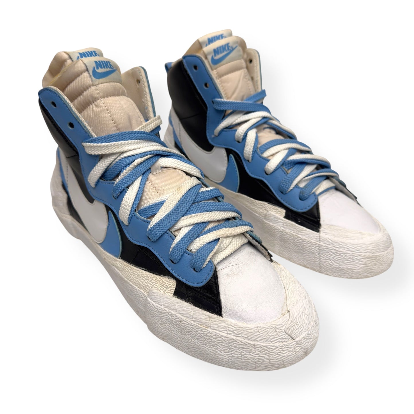 NIKE X SACAI BLAZER MID TOP SNEAKER UNIVERSITY BLUE UK8.5 | UK 8.5, Blue